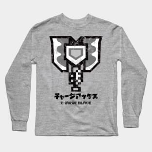 Monster Hunter World Charge Blade Kanji Long Sleeve T-Shirt